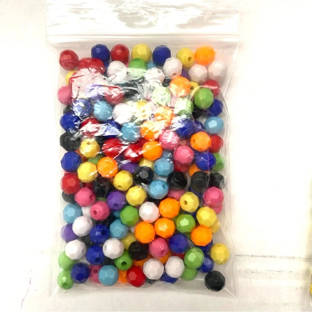 Colorful Bead Set for Jewelry Making or Party Decorations